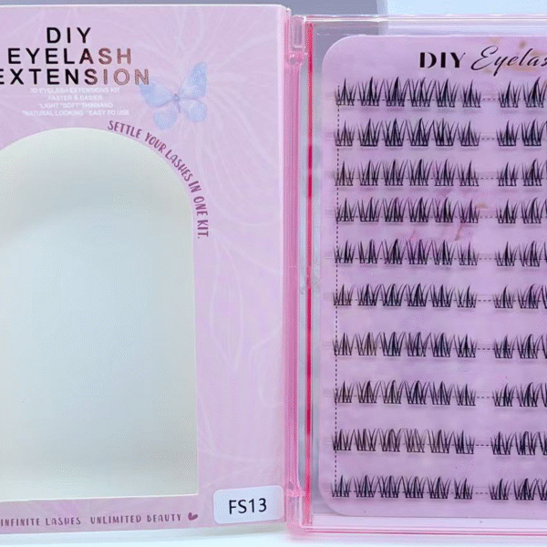 Segment false eyelashes