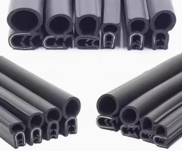 EPDM Composite Sealing Strip with Steel Belt U-Type Edge Trim Top and Side Bubble Sealing Strip