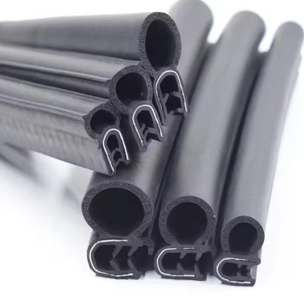 EPDM Composite Sealing Strip with Steel Belt U-Type Edge Trim Top and Side Bubble Sealing Strip - Image 2