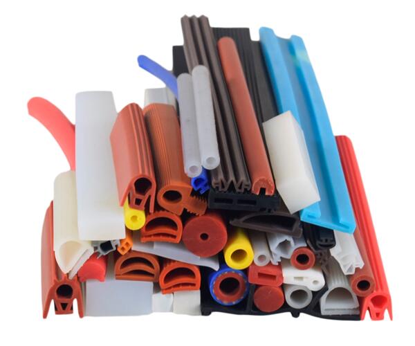 Silicone solid seal strip
